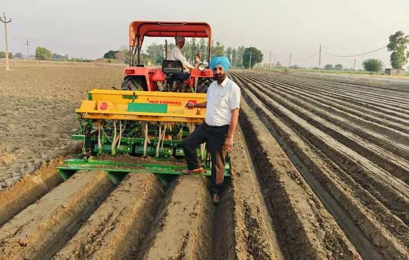 नई SRB तकनीक से धान की खेती में पानी का उपयोग 75% तक कम हुआ नई SRB तकनीक से धान की खेती में पानी का उपयोग 75% तक कम हुआ