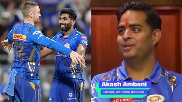 Mumbai Indians के आईपीएल 2025 प्लेऑफ के लिए क्वालीफाई करने पर आकाश अंबानी की प्रतिक्रिया Mumbai Indians के आईपीएल 2025 प्लेऑफ के लिए क्वालीफाई करने पर आकाश अंबानी की प्रतिक्रिया