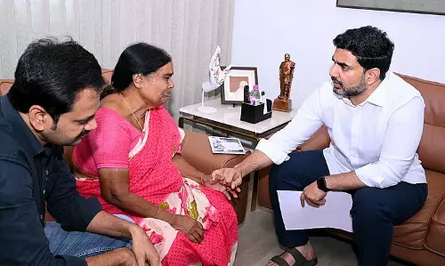मंत्री लोकेश ने मारे गए TDP कार्यकर्ताओं के परिवारों की सहायता करने का संकल्प लिया