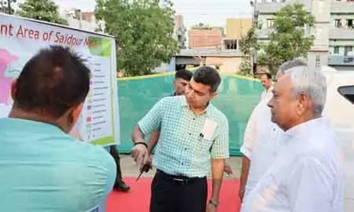 Nitish Kumar ने भूमिगत जल निकासी परियोजना की समीक्षा की