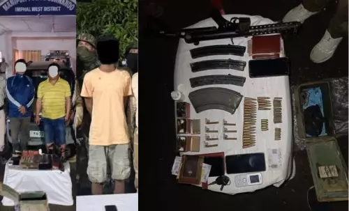 Manipur पुलिस ने छह पीएलए कार्यकर्ताओं को पकड़ा, हथियार और विस्फोटक जब्त किए
