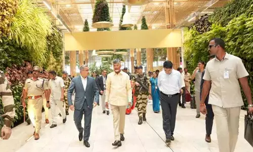 Andhra : सीएम चंद्रबाबू ने केम्पेगौड़ा हवाई अड्डे का दौरा किया