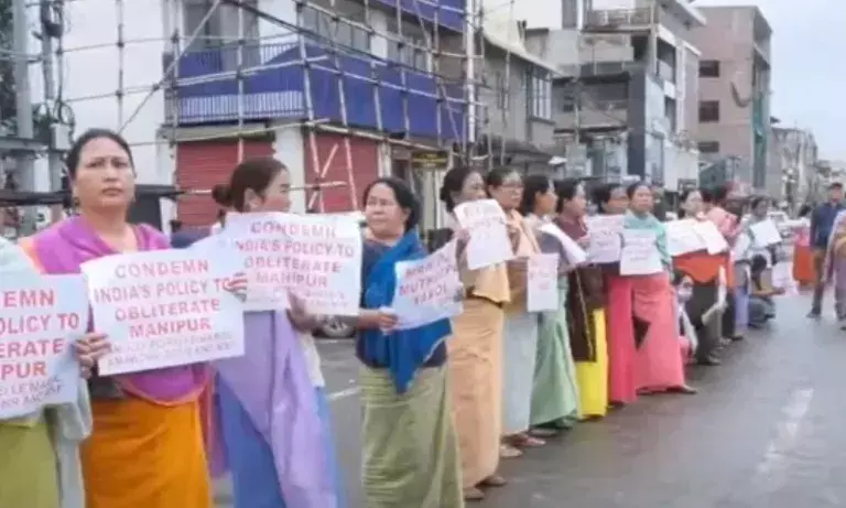 Manipur में दो दिवसीय बंद, अधिकारियों के इस्तीफे की मांग से जनजीवन प्रभावित Manipur में दो दिवसीय बंद, अधिकारियों के इस्तीफे की मांग से जनजीवन प्रभावित