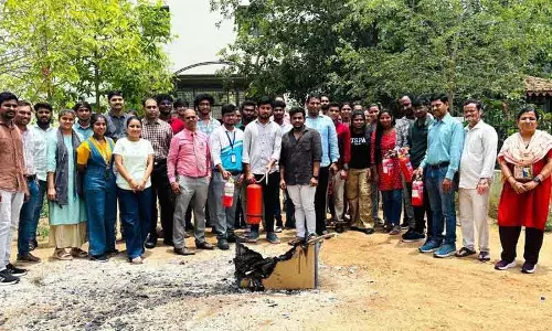 UOH एस्पायर ने अग्नि सुरक्षा अभ्यास और जागरूकता सत्र आयोजित किया