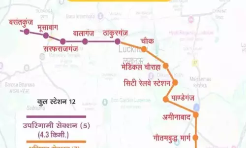 Lucknow Metro: Charbagh से चौक तक जाम से जूझ रही बड़ी आबादी राहत पहुंचाएगी मेट्रो,