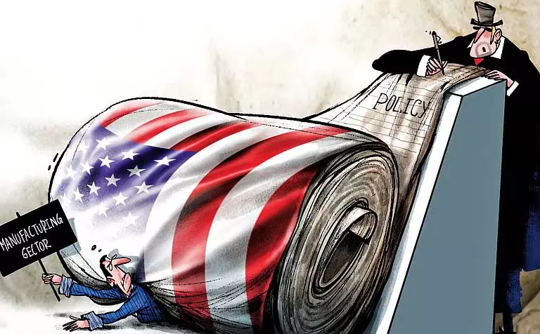 America में अनिर्मित: एक गुमराह दिग्गज की नीतिगत विकृतियां America में अनिर्मित: एक गुमराह दिग्गज की नीतिगत विकृतियां