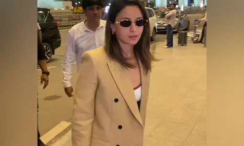 Alia Bhatt कान फिल्म फेस्टिवल में अपनी पहली उपस्थिति के लिए रवाना हुईं