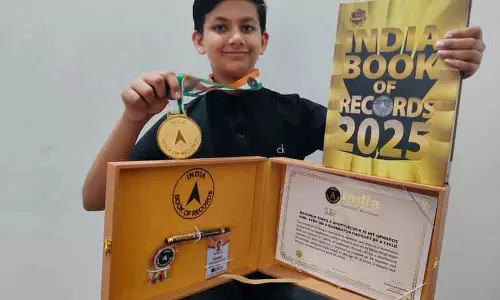 12 वर्षीय Khanna शटलर ने इंडिया बुक ऑफ रिकॉर्ड्स में जगह बनाई