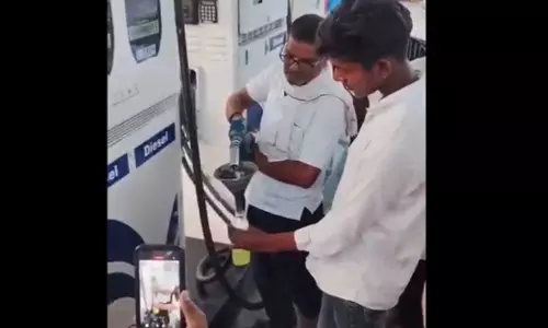 डीजल की जगह पानी भरने का मामला सामने आया, गाड़ियां बंद होने पर ग्राहक होने लगे परेशान
