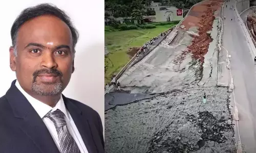 KNR कंस्ट्रक्शन्स ने कहा कि वह कुरियाद पुल के निर्माण के लिए तैयार KNR कंस्ट्रक्शन्स ने कहा कि वह कुरियाद पुल के निर्माण के लिए तैयार