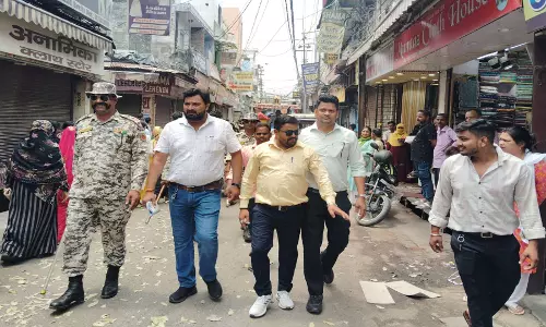 Bareilly: कुतुबखाना से बड़ा बाजार तक हटाया गया बृहस्पति बाजार