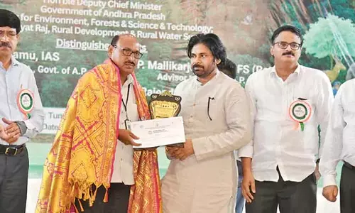 वन भूमि पर अतिक्रमण हो रहा है नए वन क्षेत्र बनाए जाने चाहिए : Pawan Kalyan वन भूमि पर अतिक्रमण हो रहा है नए वन क्षेत्र बनाए जाने चाहिए : Pawan Kalyan