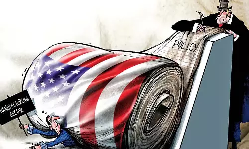 America में अनिर्मित: एक गुमराह दिग्गज की नीतिगत विकृतियां America में अनिर्मित: एक गुमराह दिग्गज की नीतिगत विकृतियां