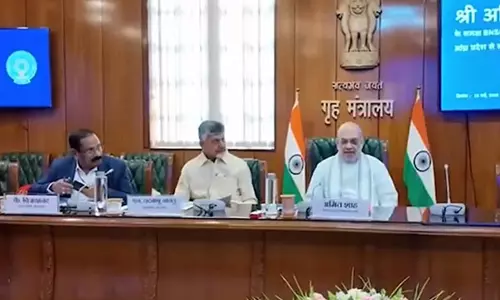 अमित शाह ने की नए आपराधिक कानूनों के कार्यान्वयन पर आंध्र के CM नायडू के साथ समीक्षा बैठक