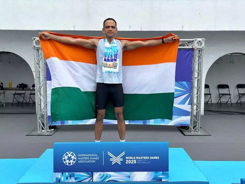 मेजर रोहित कादियान ने विश्व मास्टर्स खेलों में चमक बिखेरी मेजर रोहित कादियान ने विश्व मास्टर्स खेलों में चमक बिखेरी