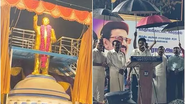 गंधर्व कोट्टई में अंबेडकर प्रतिमा का उपमुख्यमंत्री ने किया उद्घाटन गंधर्व कोट्टई में अंबेडकर प्रतिमा का उपमुख्यमंत्री ने किया उद्घाटन