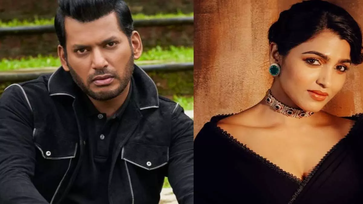 Vishal ने अपनी होने वाली पत्नी साईं धनशिका को शुभकामनाएं दीं Vishal ने अपनी होने वाली पत्नी साईं धनशिका को शुभकामनाएं दीं