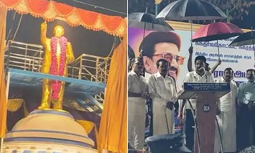 गंधर्व कोट्टई में अंबेडकर प्रतिमा का उपमुख्यमंत्री ने किया उद्घाटन गंधर्व कोट्टई में अंबेडकर प्रतिमा का उपमुख्यमंत्री ने किया उद्घाटन
