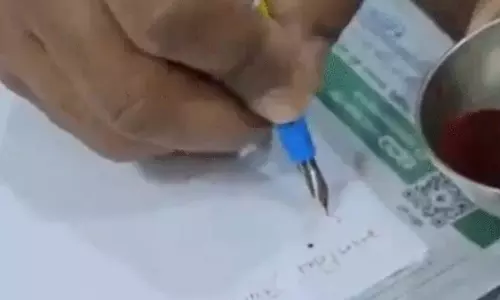 इंदौर के युवाओं ने भारतीय सेना को दी श्रद्धांजलि, ऑपरेशन सिंदूर के सम्मान में खून से लिखा पत्र
