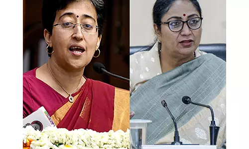 आतिशी ने Delhi CM को पत्र लिखकर राष्ट्रीय राजधानी में पानी से जुड़े मुद्दों पर बैठक के लिए समय मांगा आतिशी ने Delhi CM को पत्र लिखकर राष्ट्रीय राजधानी में पानी से जुड़े मुद्दों पर बैठक के लिए समय मांगा