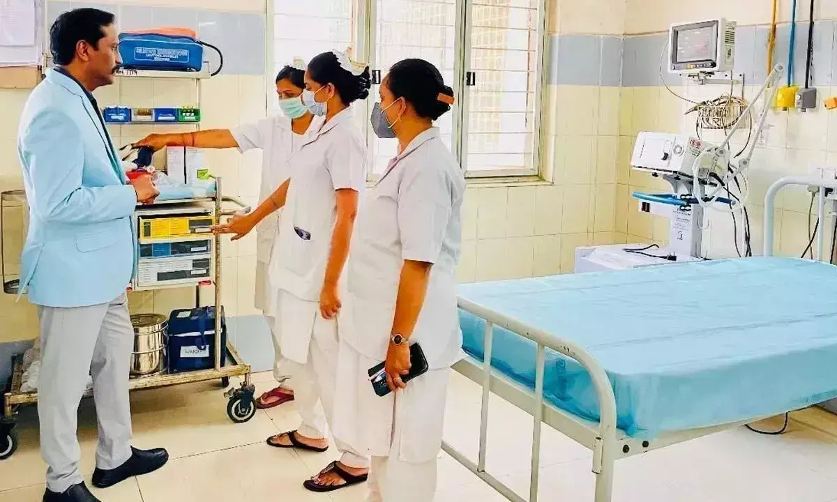 Andhra: VIMS में अब 20 बिस्तरों वाला कोविड वार्ड