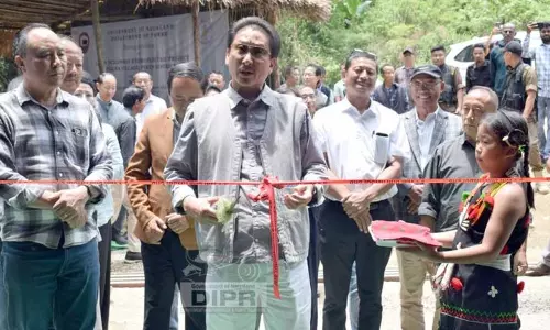Nagaland : केन्ये ने पेरेन में पनबिजली परियोजना का उद्घाटन किया Nagaland : केन्ये ने पेरेन में पनबिजली परियोजना का उद्घाटन किया