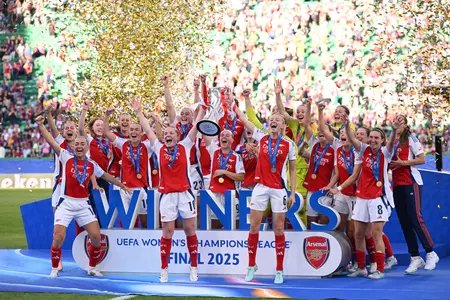 आर्सेनल ने बार्सिलोना को 1-0 से हराकर Womens Champions League जीती आर्सेनल ने बार्सिलोना को 1-0 से हराकर Womens Champions League जीती