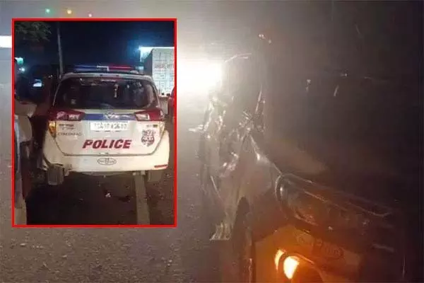 Shamshabad में लॉरी की टक्कर से कांस्टेबल की मौत Shamshabad में लॉरी की टक्कर से कांस्टेबल की मौत