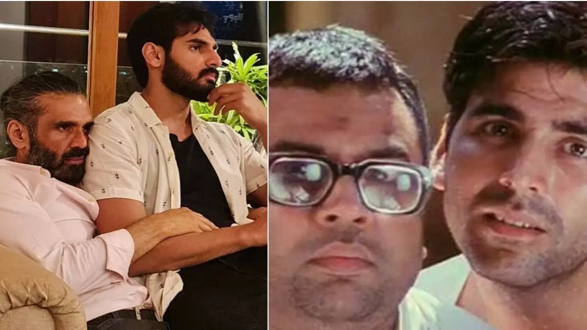 Suniel Shetty ने परेश रावल के बाहर जाने पर बेटे अहान की प्रतिक्रिया को याद किया Suniel Shetty ने परेश रावल के बाहर जाने पर बेटे अहान की प्रतिक्रिया को याद किया