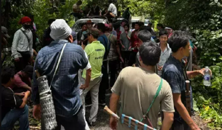 Arunachal: सियांग अपर परियोजना के खिलाफ बांध विरोधी प्रदर्शन जारी