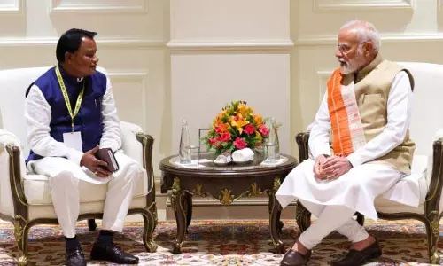 Odisha के सीएम माझी ने प्रधानमंत्री मोदी से मुलाकात की