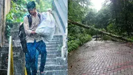Kerala : राज्य में बारिश से  व्यापक नुकसान, पांच जिले रेड अलर्ट पर