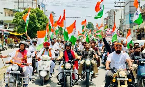 Paonta Sahib में तिरंगा यात्रा में देशभक्ति की गूंज, ऑपरेशन सिंदूर के नायकों को श्रद्धांजलि
