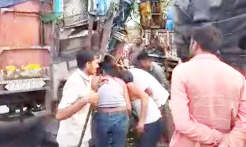 राजनांदगांव में ट्रक ड्राइवर की मौत