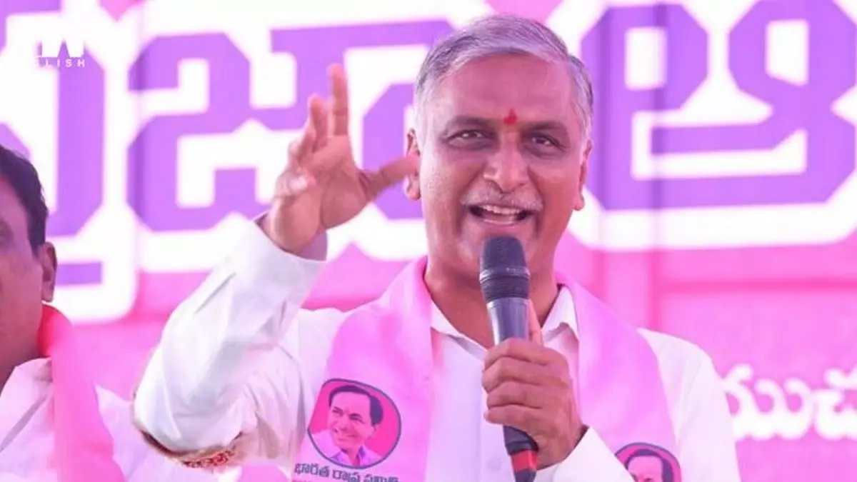 Harish Rao ने गोदावरी जल को लेकर केंद्र और आंध्र प्रदेश पर निशाना साधा Harish Rao ने गोदावरी जल को लेकर केंद्र और आंध्र प्रदेश पर निशाना साधा