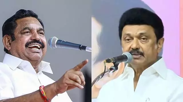 एमके स्टालिन ने अपनी दिल्ली यात्रा के बारे में 5 बार शिकायत की: एडप्पादी पलानीस्वामी एमके स्टालिन ने अपनी दिल्ली यात्रा के बारे में 5 बार शिकायत की: एडप्पादी पलानीस्वामी