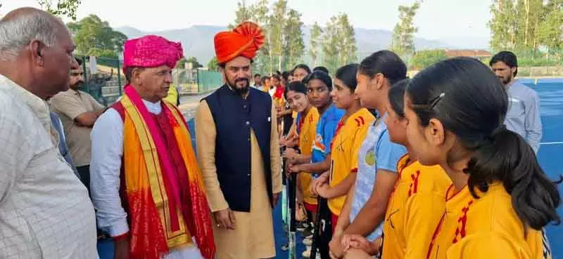 Anurag ने माजरा एस्ट्रोटर्फ की उपेक्षा के लिए कांग्रेस सरकार की आलोचना की Anurag ने माजरा एस्ट्रोटर्फ की उपेक्षा के लिए कांग्रेस सरकार की आलोचना की