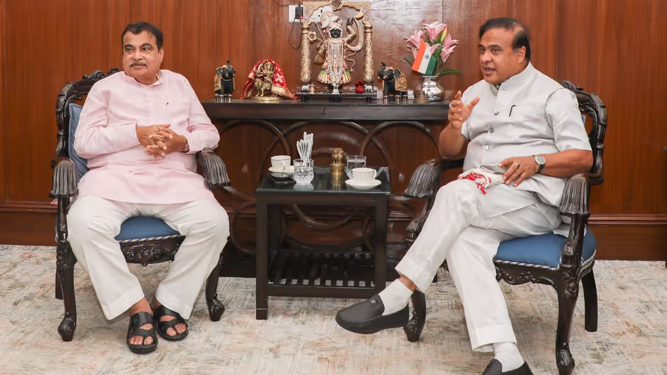 Assam : हिमंत बिस्वा सरमा-नितिन गडकरी ने एनएच परियोजनाओं की समीक्षा की Assam : हिमंत बिस्वा सरमा-नितिन गडकरी ने एनएच परियोजनाओं की समीक्षा की