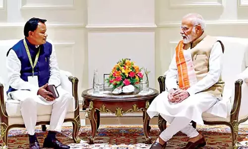 CM Majhi : प्रधानमंत्री नरेंद्र मोदी और स्वास्थ्य मंत्री जेपी नड्डा से मुलाकात की CM Majhi : प्रधानमंत्री नरेंद्र मोदी और स्वास्थ्य मंत्री जेपी नड्डा से मुलाकात की