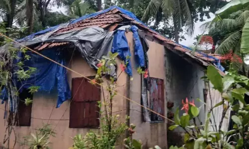 जिले में भारी बारिश; व्यापक विनाश