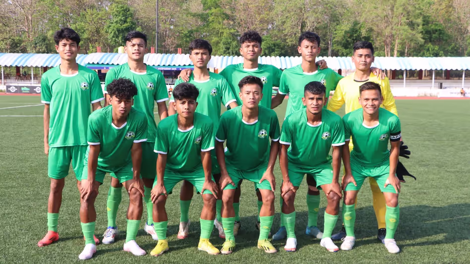 Mizoram से 4-0 से सेमीफाइनल हार के साथ टूट गया