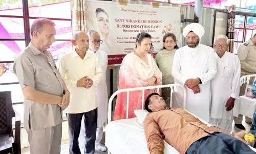 Jammu: निरंकारी मिशन ने रक्तदान शिविर का आयोजन किया