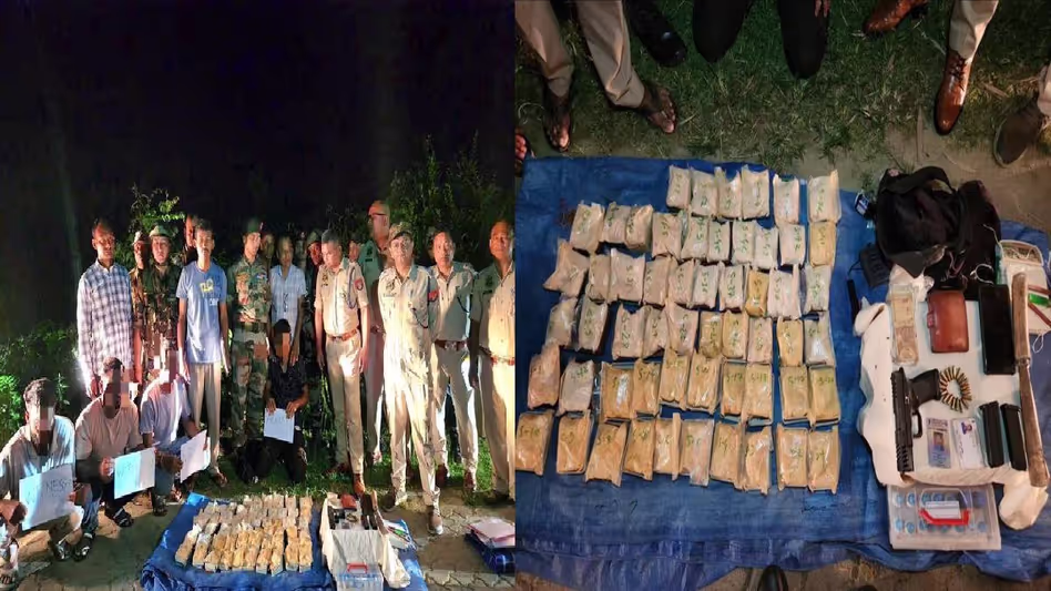 Assam : मादक पदार्थ विरोधी अभियान तेज, कछार में 3.5 करोड़ रुपये की हेरोइन जब्त