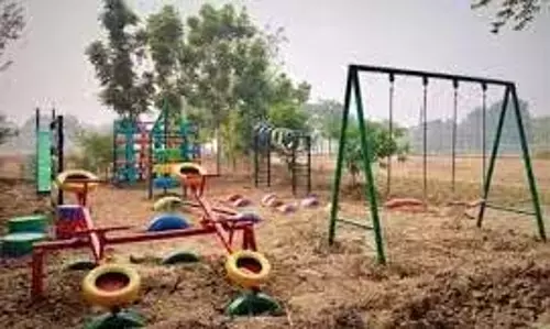 Telangana: मूसापेट के बच्चे प्रजावनी में पार्क की तलाश कर रहे