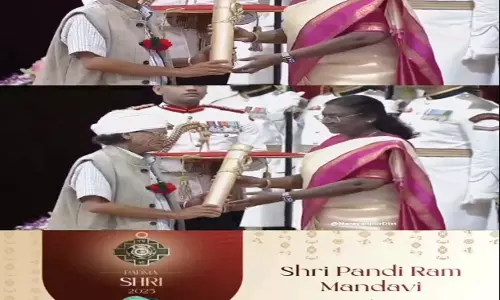 काष्ठ शिल्पकार पंडीराम मंडावी को मिला पद्मश्री पुरस्कार, विजय शर्मा ने दी बधाई
