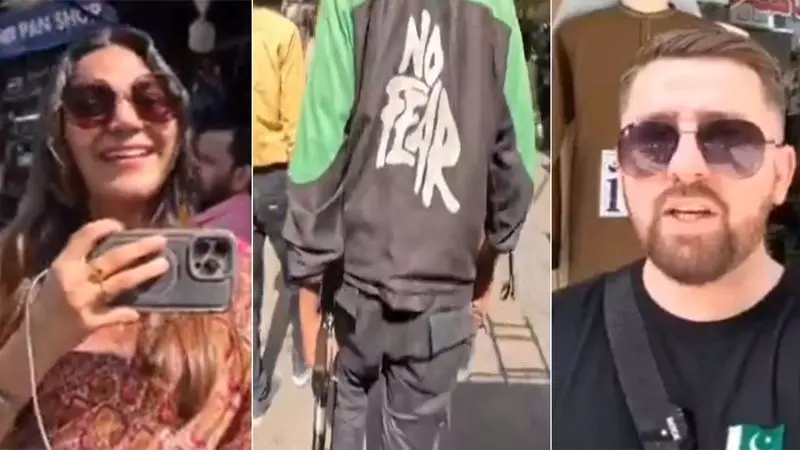 Haryana : पाकिस्तान के बाजार में 6 सुरक्षाकर्मियों के साथ कैमरे में कैद किया Haryana : पाकिस्तान के बाजार में 6 सुरक्षाकर्मियों के साथ कैमरे में कैद किया