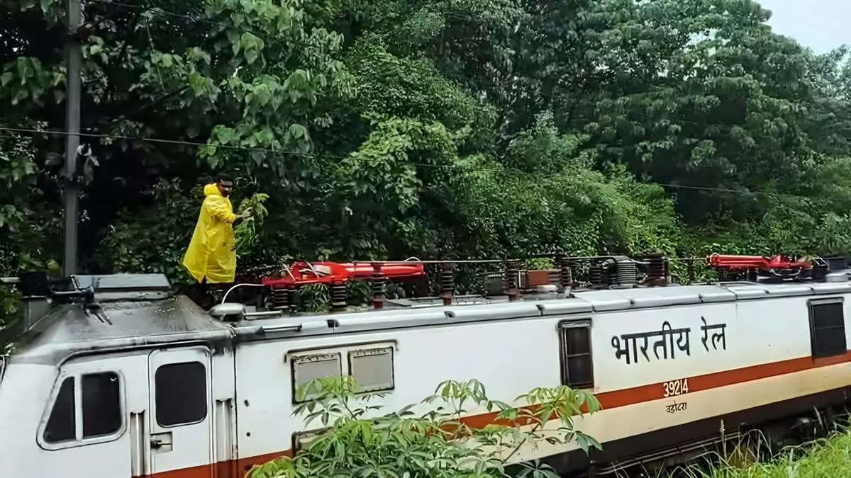 Kerala: भारी बारिश से रेल यातायात प्रभावित, यात्रियों की बढ़ी परेशानी Kerala: भारी बारिश से रेल यातायात प्रभावित, यात्रियों की बढ़ी परेशानी