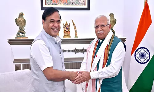 Assam CM ने केंद्रीय मंत्री मनोहर लाल से मुलाकात की