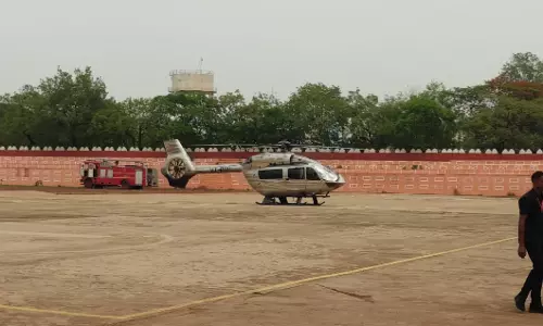 हेलीकॉप्टर खराब होने से CM साय सुशासन तिहार के दौरे पर देरी से हुए रवाना