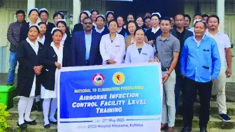 Nagaland :  वायुजनित संक्रमण नियंत्रण पर प्रशिक्षण